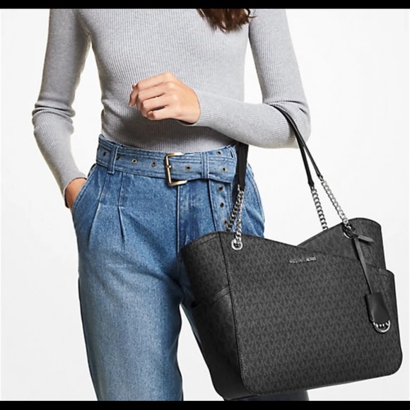 MICHAEL KORS Jet Set Large Logo Shoulder Bag - Picture 3 of 3